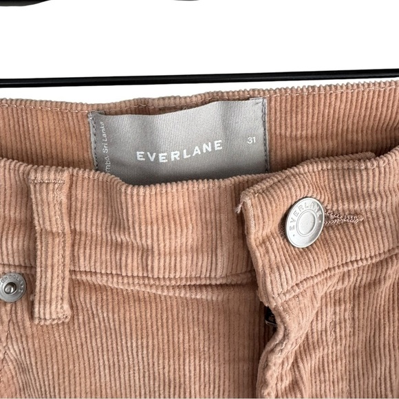New! Everlane The Cheeky Straight Corduroy Pant Baby Cord High Rise - Picture 6 of 7